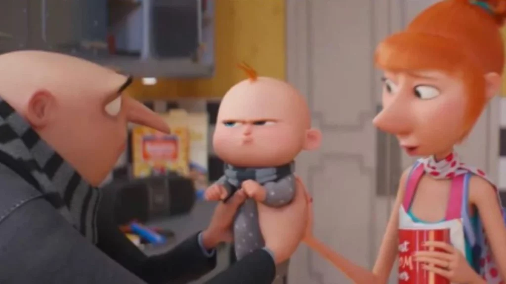 Gru y Lucy son papás en la nueva entrega de Mi Villano Favorito