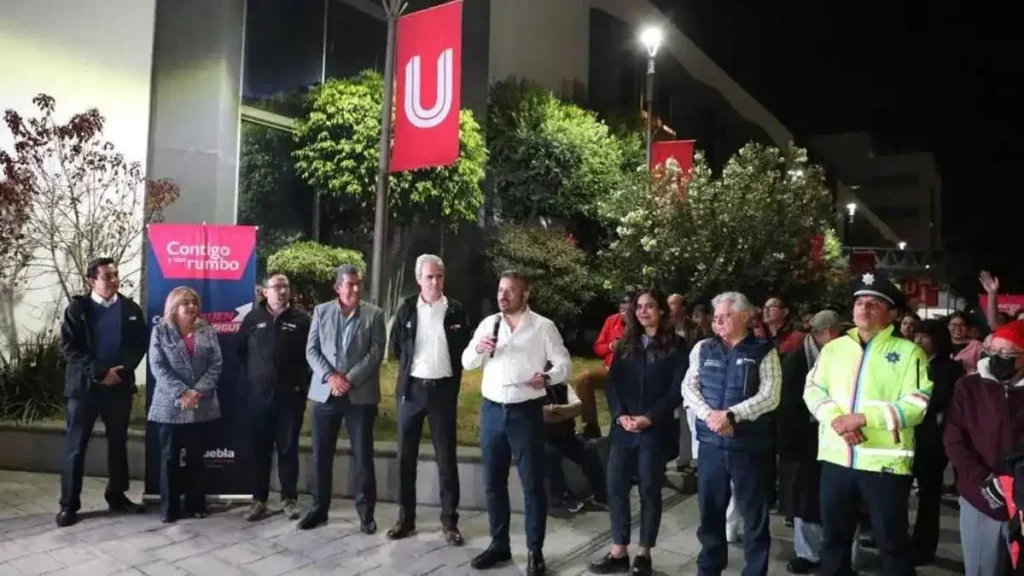 Ayuntamiento de Puebla avanza en la iluminación de zonas universitarias