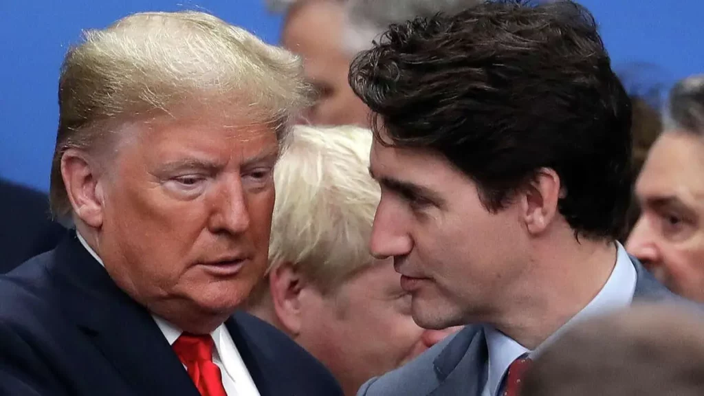 Justin Trudeau y Donald Trump