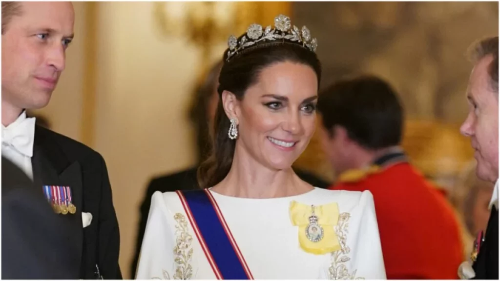 Kate Middleton y William en un evento real