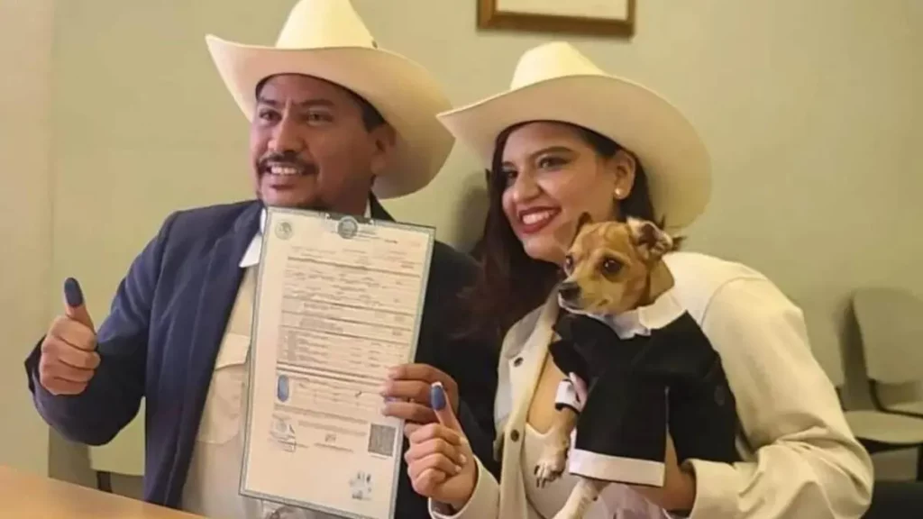 Tierno lomito es testigo de una boda ¡Conoce esta bella historia!