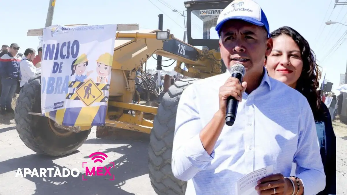Mundo Tlatehui encabezó banderazo de obras en la Radial a Cacalotepec