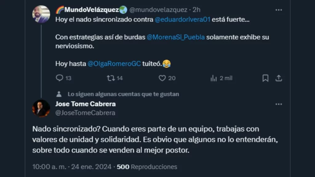 No hay nado sincronizado, respondió Pepe Tomé