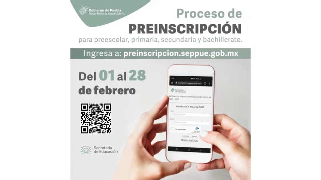 Preinscripciones en Puebla