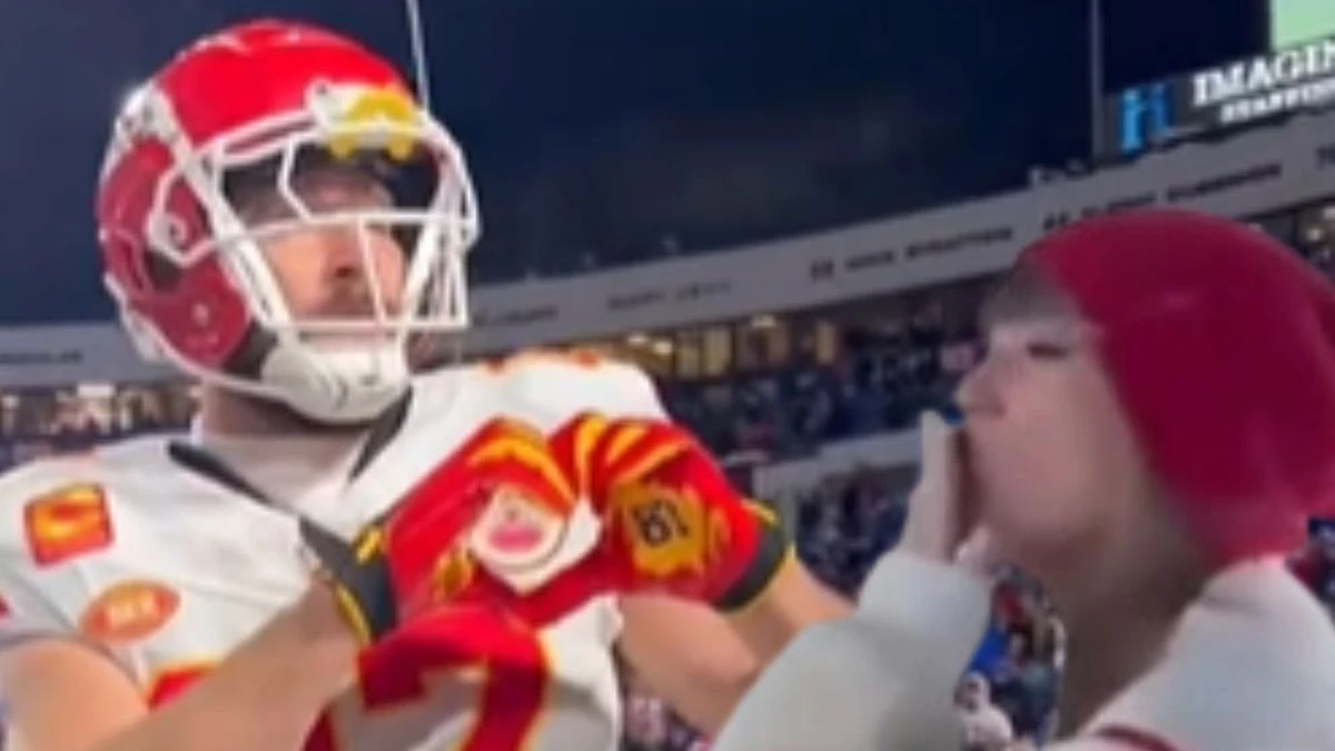 Travis Kelce mandó tierno mensaje de amor a Taylor Swift