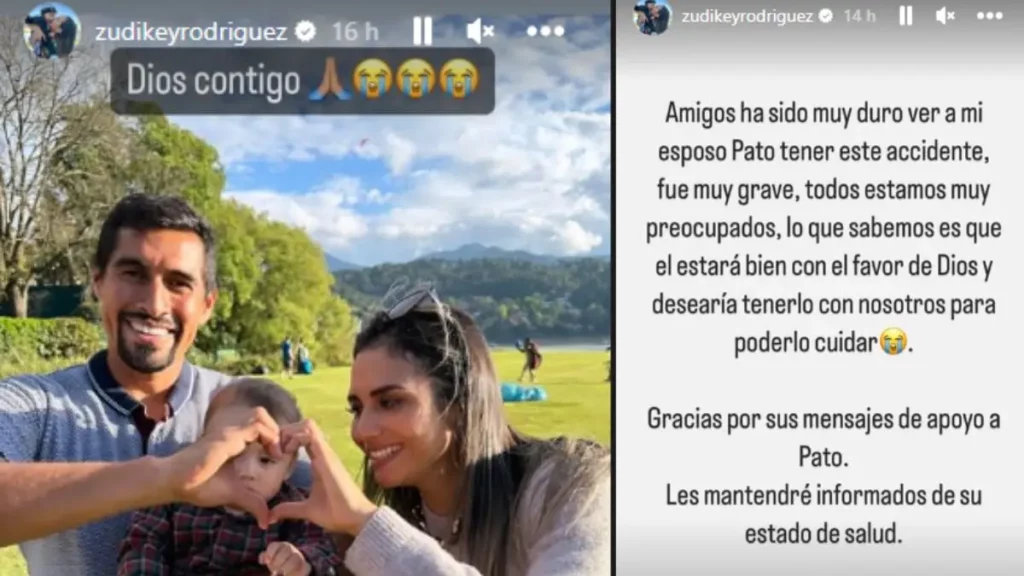 Zudikey Rodríguez agradeció las muestras de apoyo a Pato Araujo