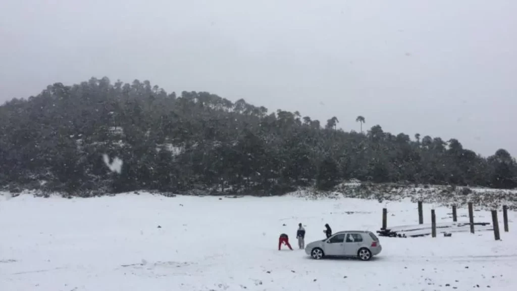 Nevada y no es Canadá, es Tlalpan, CDMX