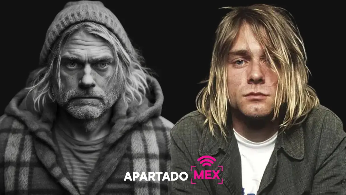 Así podría lucir Kurt Cobain, líder de Nirvana hoy, en su cumpleaños 57