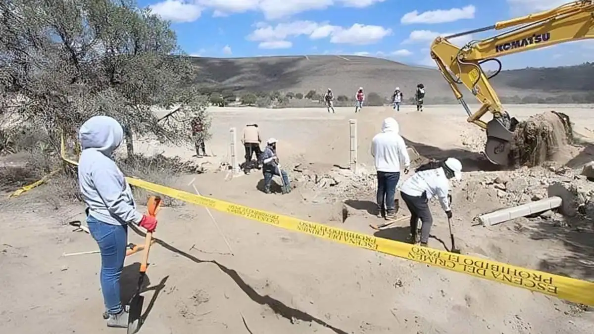 Hallan fosa clandestina con un cráneo en Palmar de Bravo, Puebla