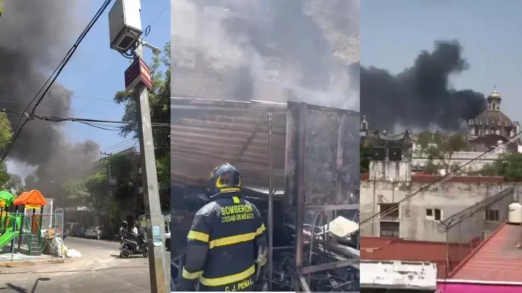 Se reportan varios incendios en CDMX, en plena contingencia ambiental