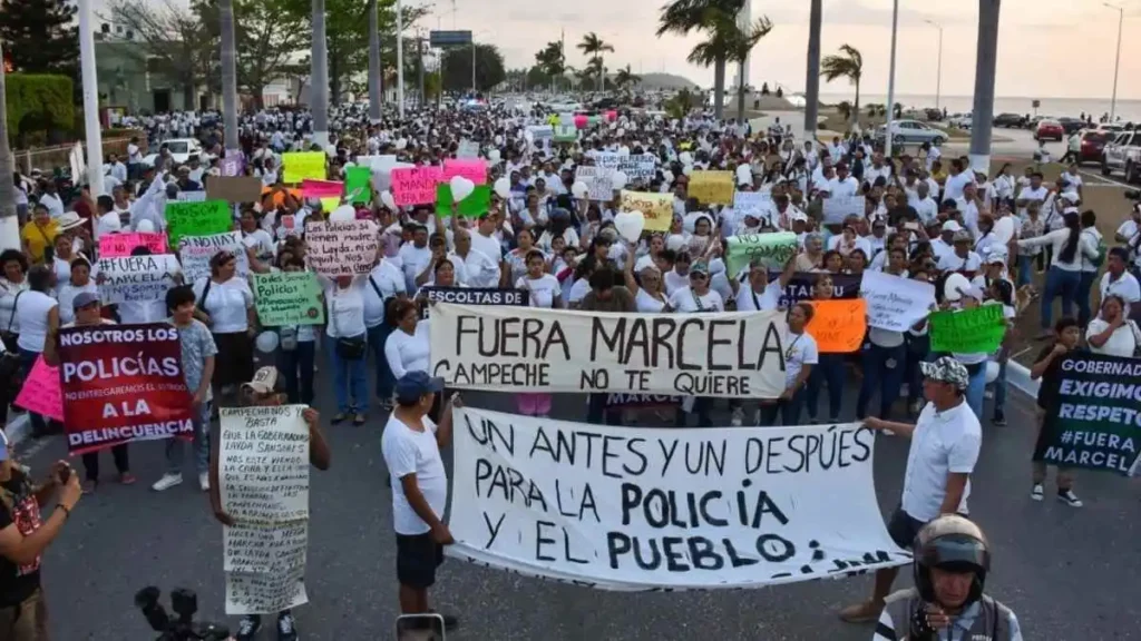 ¡Fuera Layda! Ciudadanos marchan por tercera vez y exigen la renuncia de la gobernadora