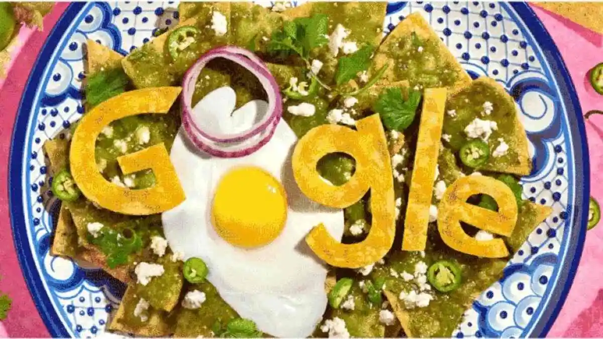 ¡Google dedica su Doodle de hoy 23 de mayo a los chilaquiles!