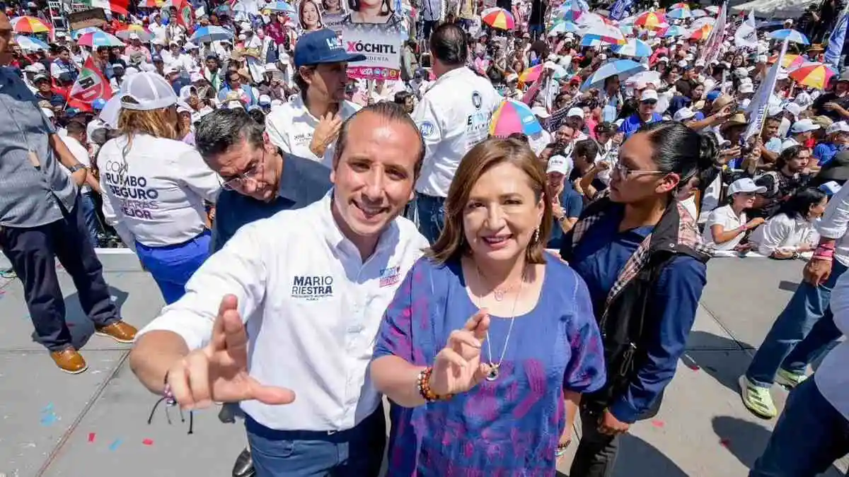 38 mil poblanos presencian cierre de Riestra, Rivera y Gálvez en Puebla