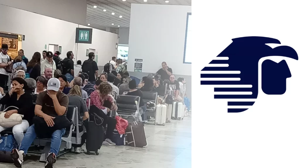 14 horas de espera y sin una compensación digna por parte de la AeroMexico
