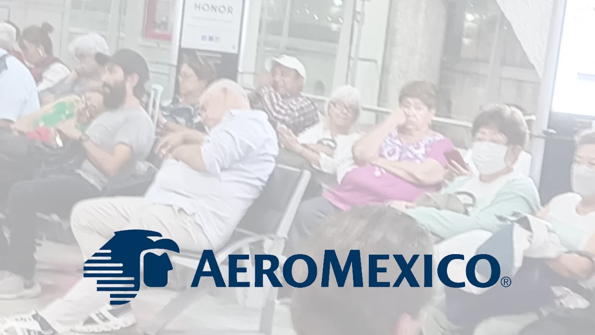 AeroMexico deja varados a 38 abuelitos en el AICM