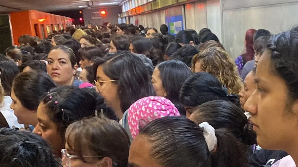 El metro de CDMX reporta retrasos de hasta 20 minutos