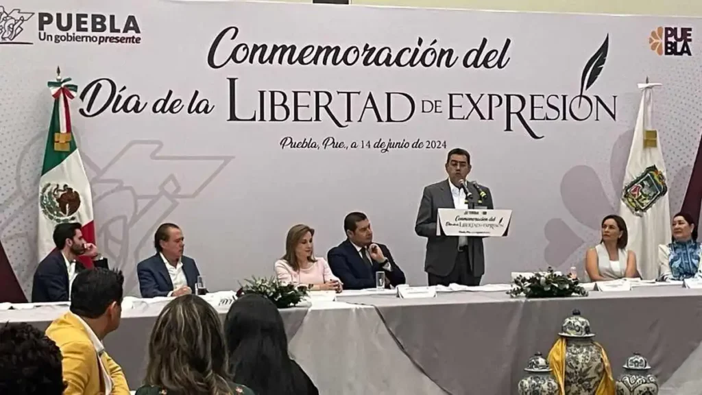 Salomón y Armenta Unidos por la Libertad de Expresión en Puebla