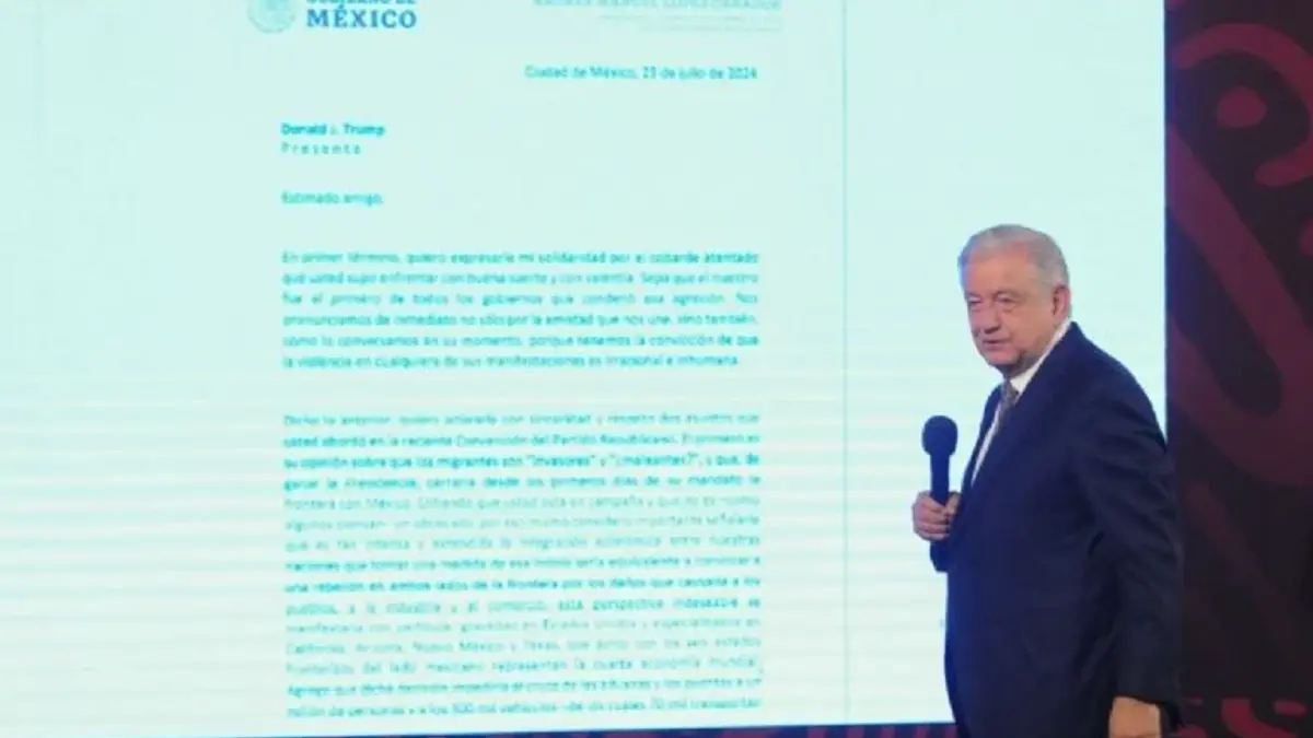 "Todavía soy presidente": La carta de AMLO a Donald Trump