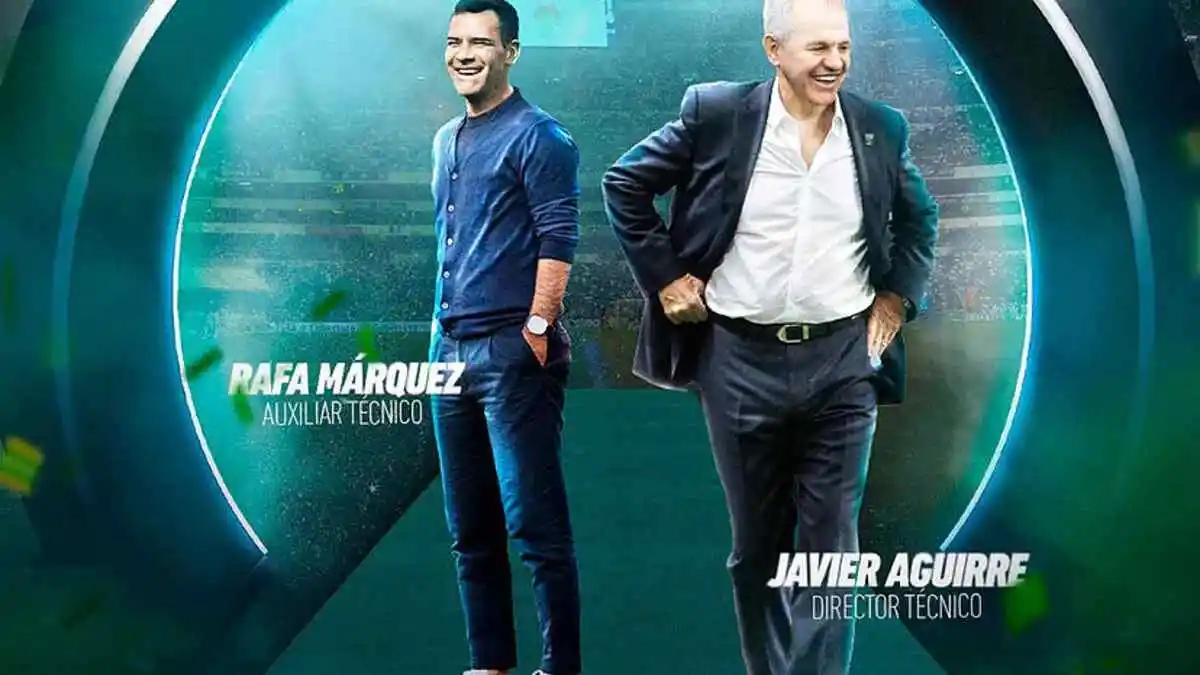 Javier Aguirre es el nuevo Técnico del Tri, Rafa Márquez será auxiliar