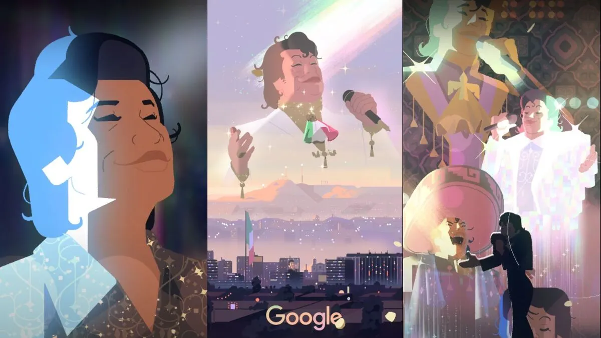Google dedica un Doodle a Juan Gabriel ¡Celebrando el legado del “Divo de Juárez”!