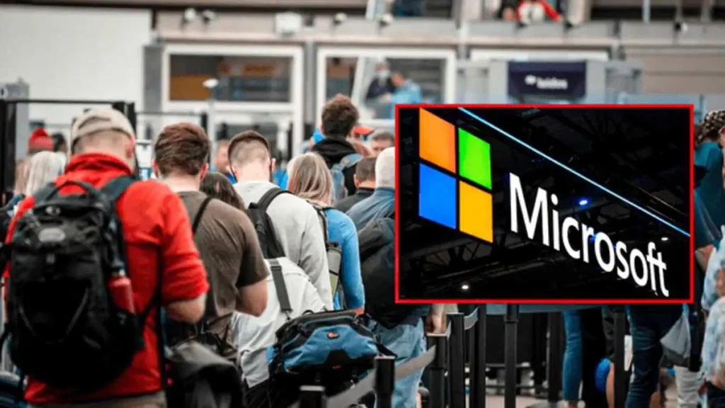 Microsoft falla y provoca un caos en aerolíneas y bancos