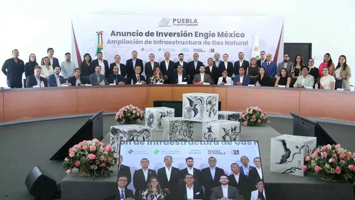 Puebla y Engie México invierten en infraestructura para gas natural