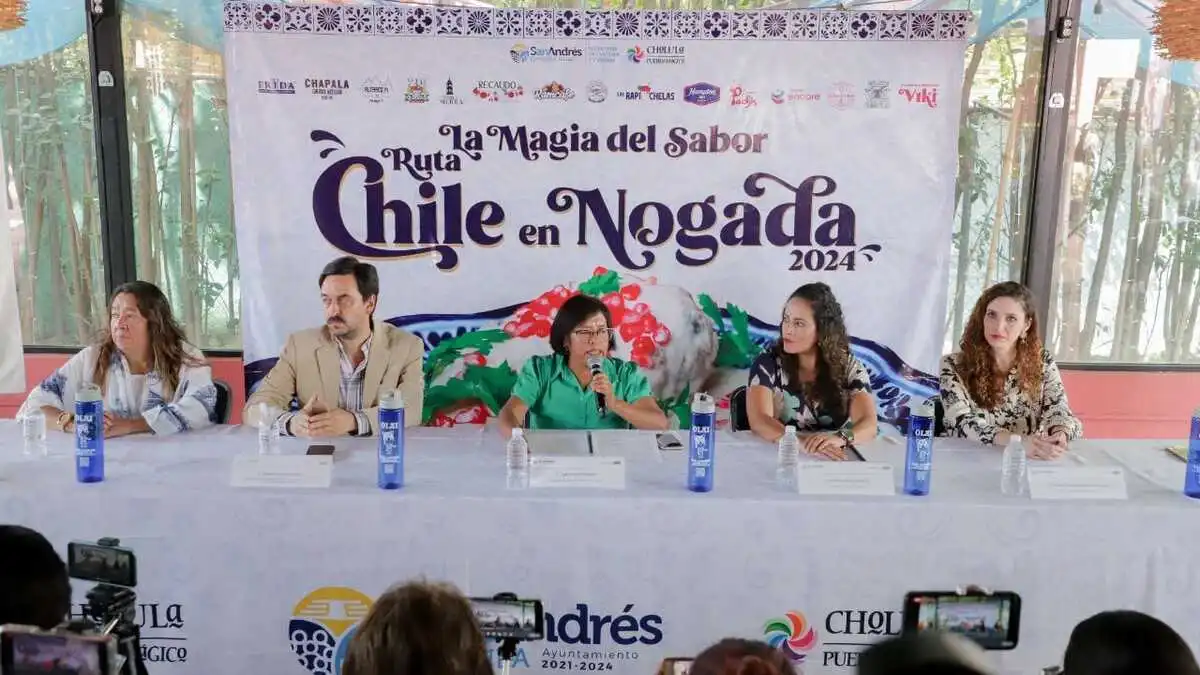 Visita la Magia del Sabor, Chile en Nogada en San Andrés Cholula 
