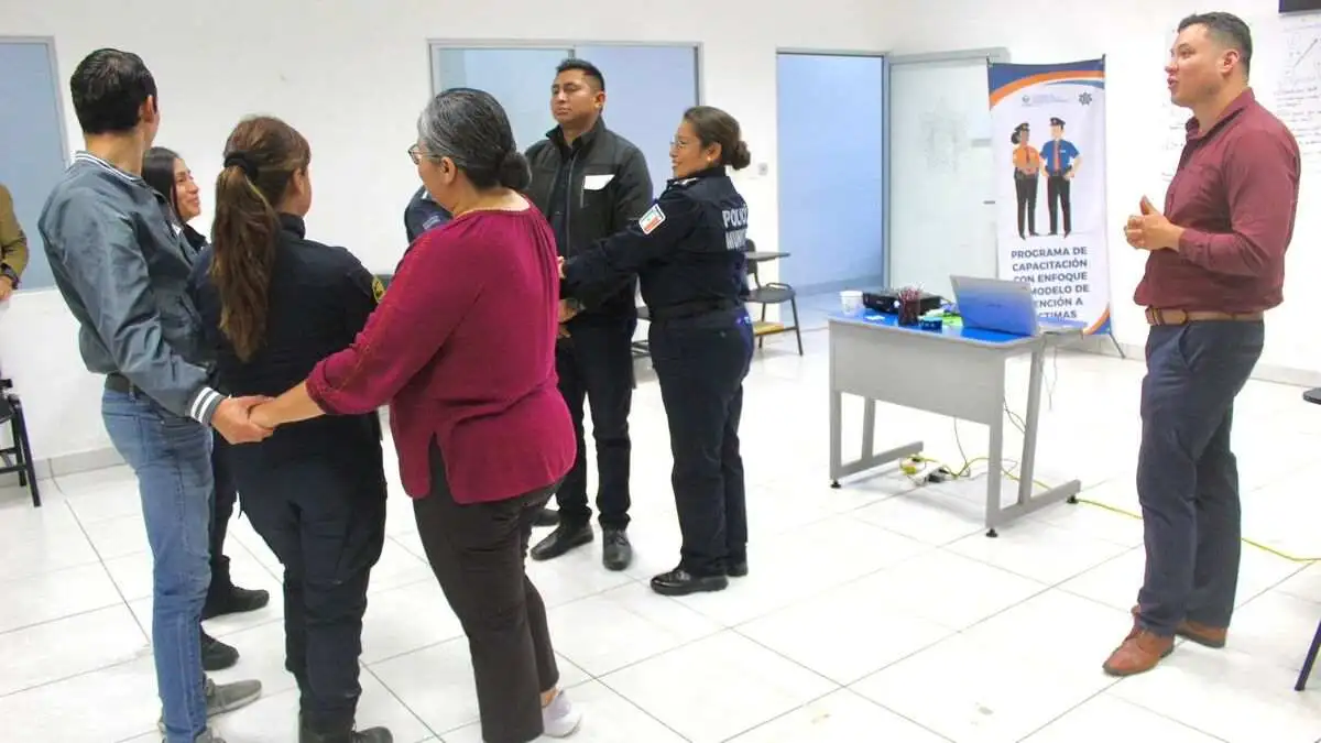 Avanzan seminarios para policías de San Andrés Cholula