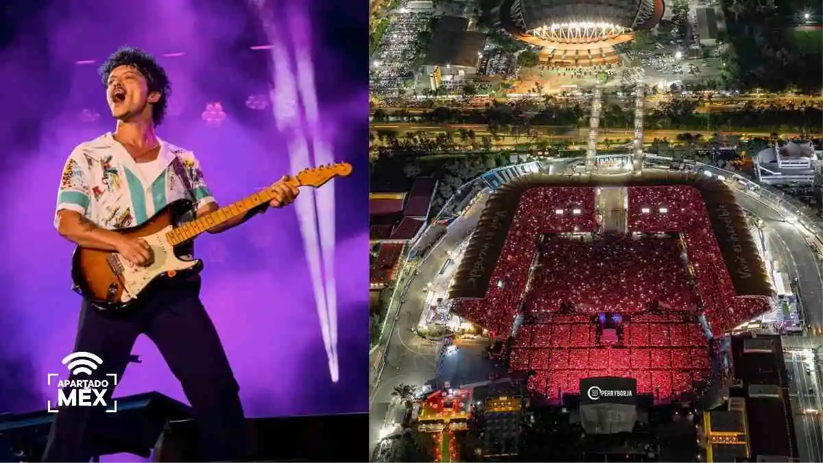 Bruno Mars arrasa en el nuevo Estadio GNP con un gran show