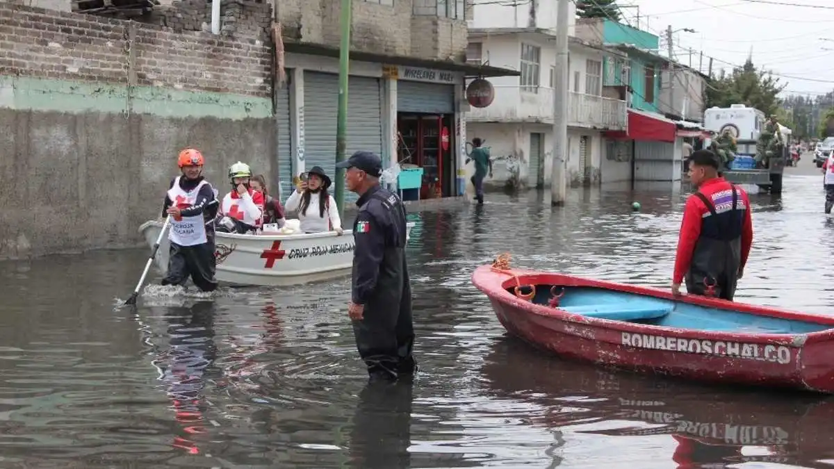 Chalco enfrenta 20 días de inundaciones sin avances en el Colector Solidaridad