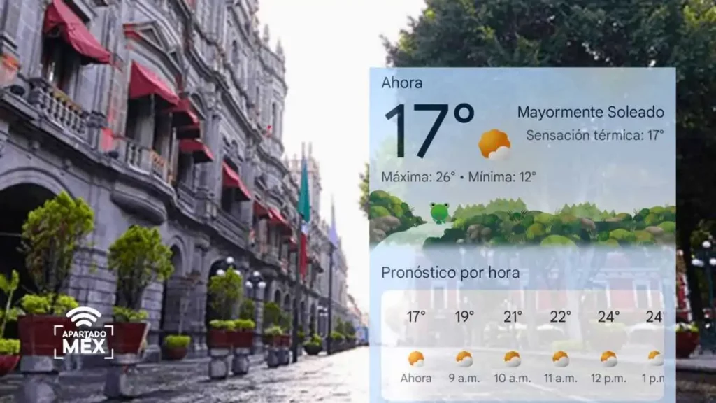 Clima hoy en Puebla: así estará el día este 1 de agosto