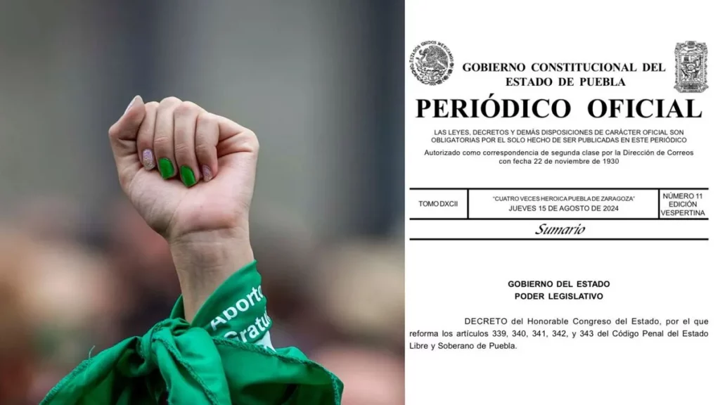 ¡Es oficial! Puebla tiene aborto legal y seguro