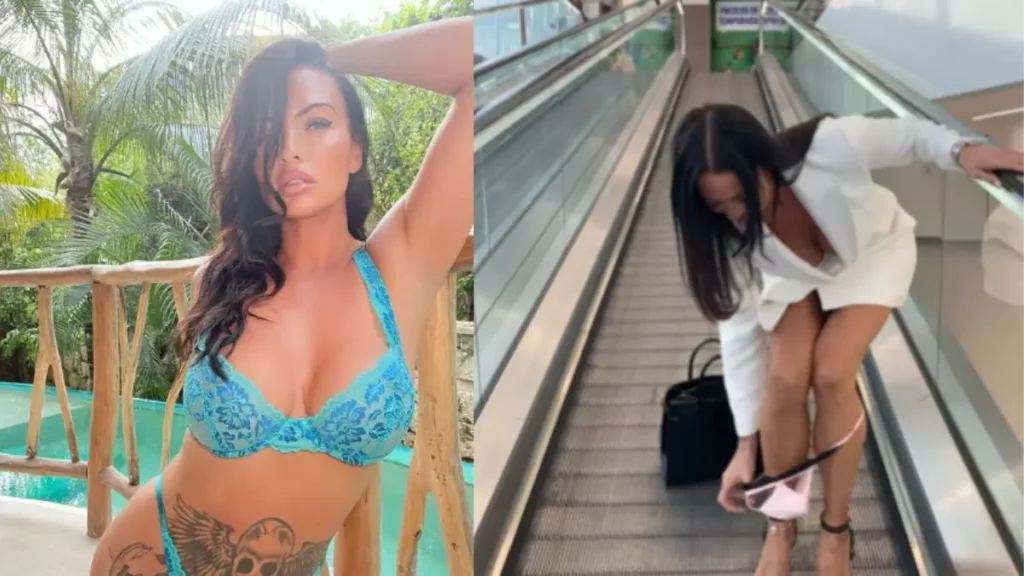 Ella es Chloe López, la influencer británica que se quita la ropa interior en lugares públicos