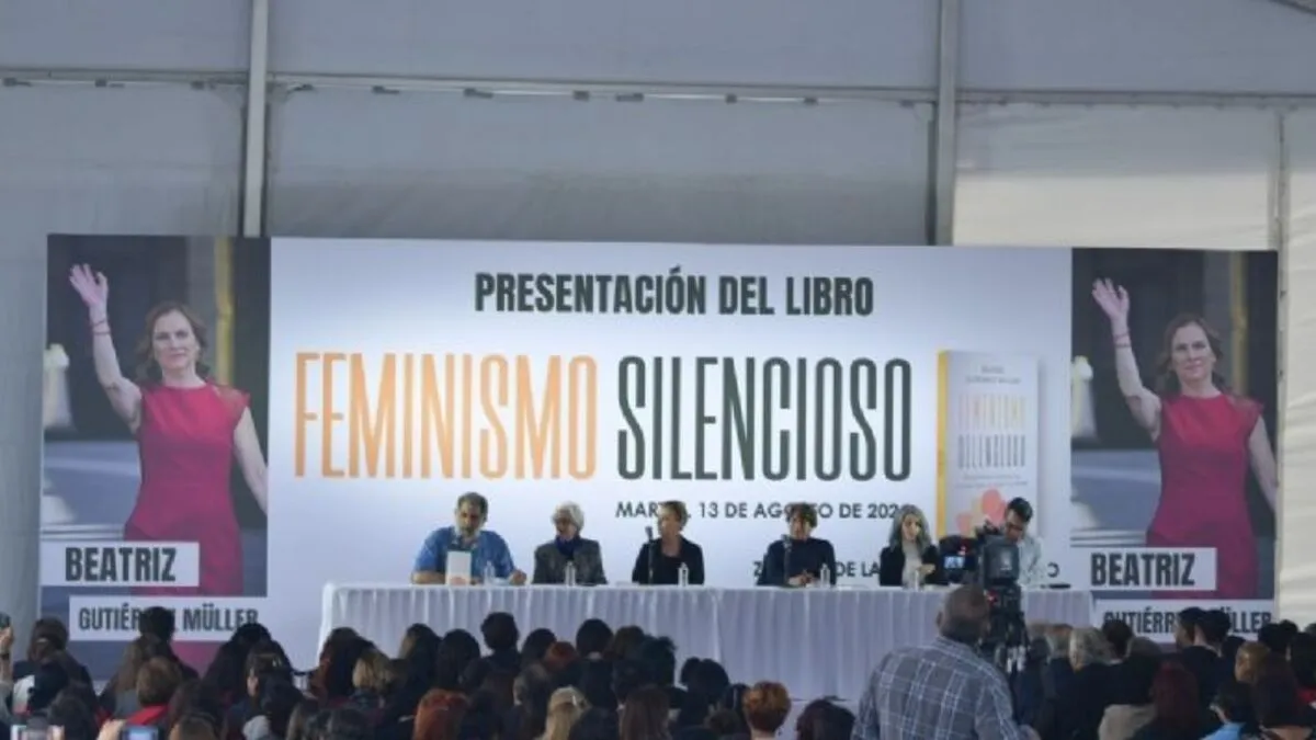 Beatriz Gutiérrez Müller presenta su libro "Feminismo silencioso" en la CDMX