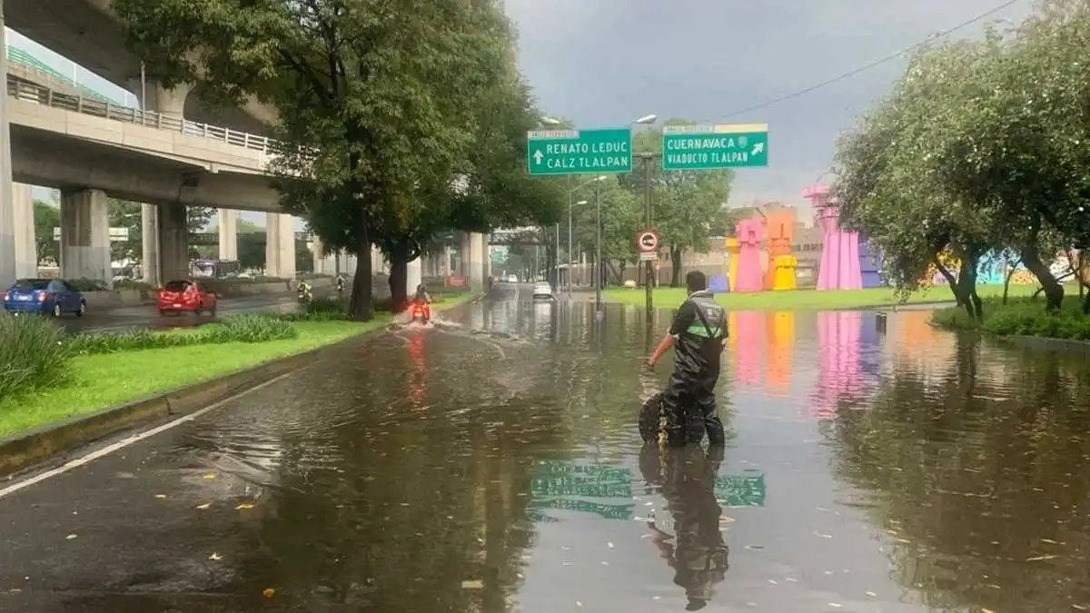 CDMX Bajo el agua: Inundaciones y alerta Roja por lluvias