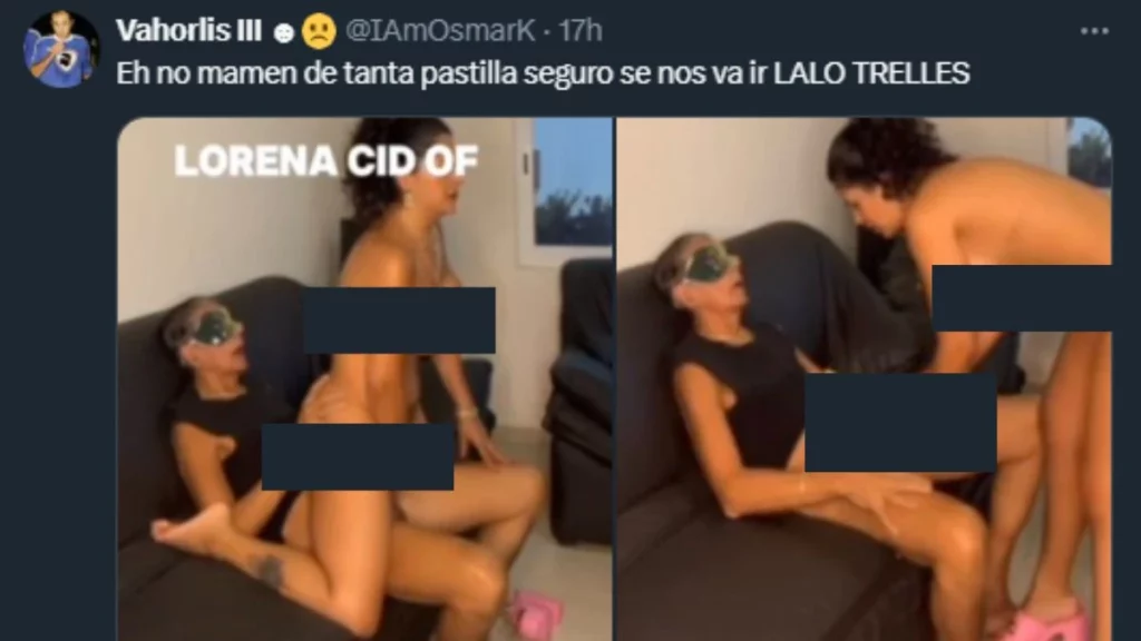 Lalo Trelles y su esposa en el video íntimo