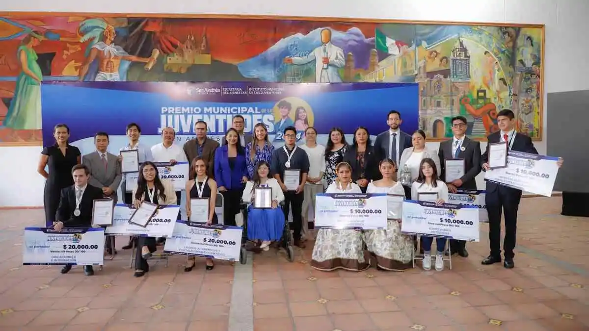 Premio Municipal de las Juventudes en San Andrés Cholula