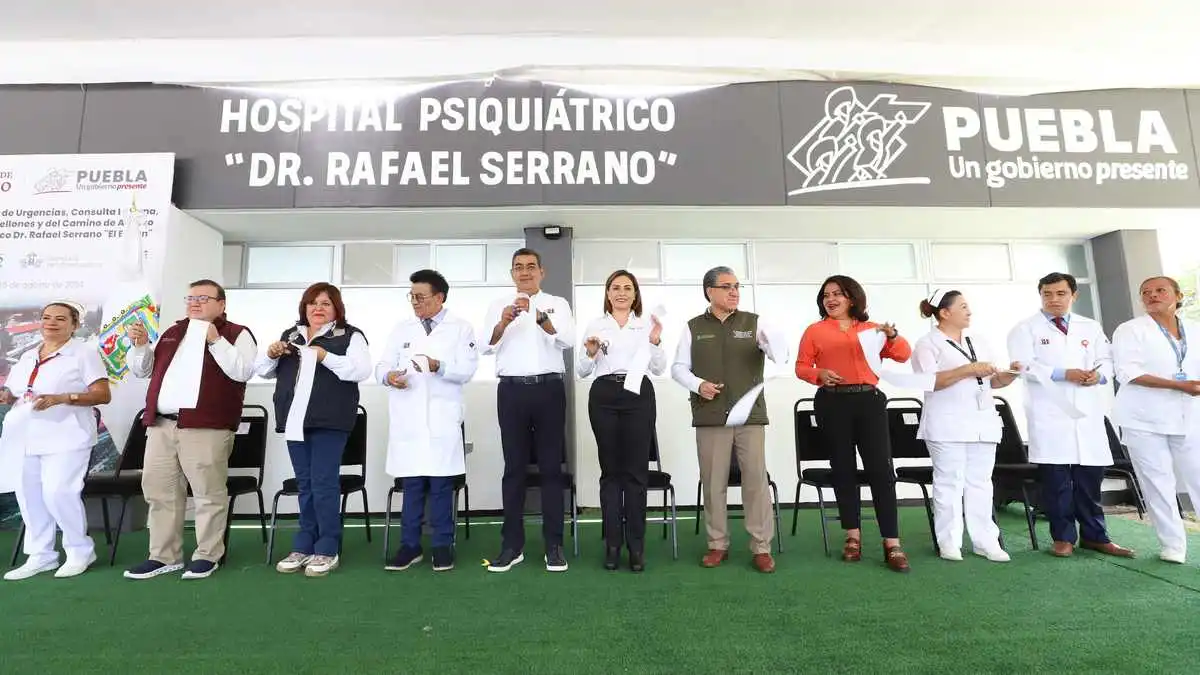 Sergio Salomón inaugura nuevas áreas en "El Batán"