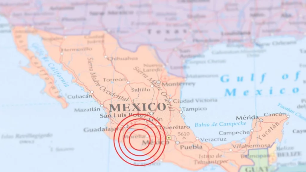 Temblor de hoy registrado en México