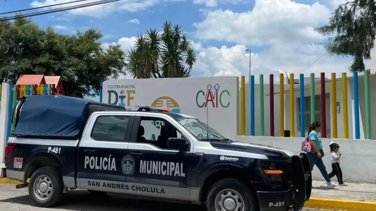 Operativo de regreso a clases en San Andrés Cholula