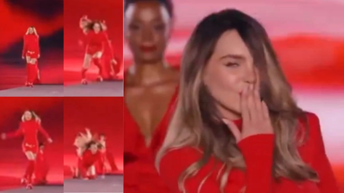 Video: ¡Belinda se cayó en la pasarela de la Paris Fashion Week!