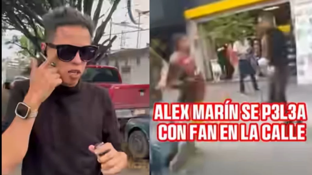 Alex Marín contó en un video por qué peleó con un hater en las calles de Guadalajara