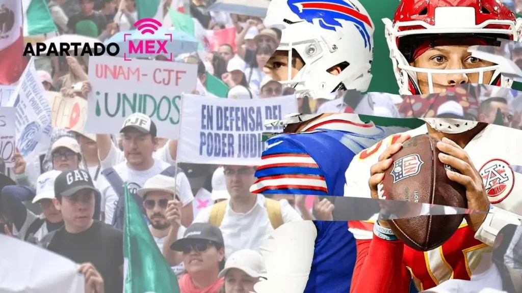 La conversación digital de México está entre dos temas, la Reforma Judicial y la primera semana de la NFL