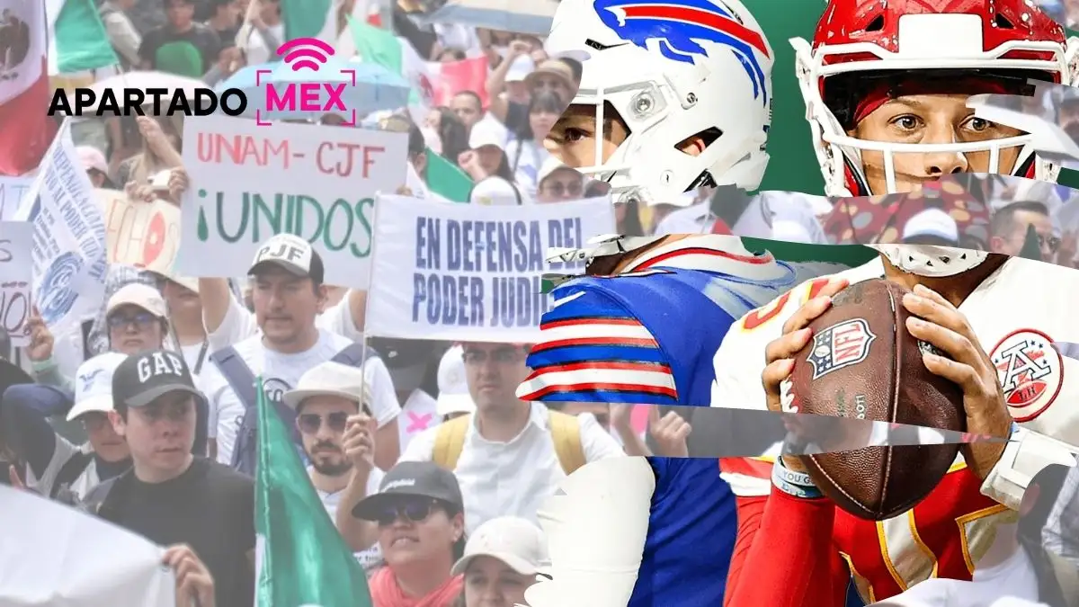 La conversación digital de México está entre dos temas, la Reforma Judicial y la primera semana de la NFL