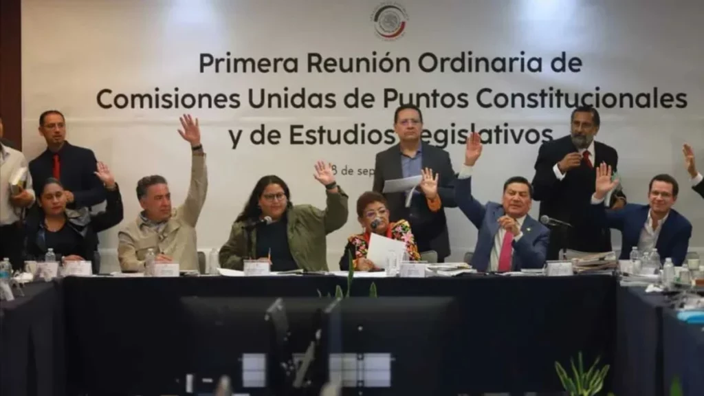 La reforma judicial avanza tras la aprobación de la minuta en comisiones en el Senado