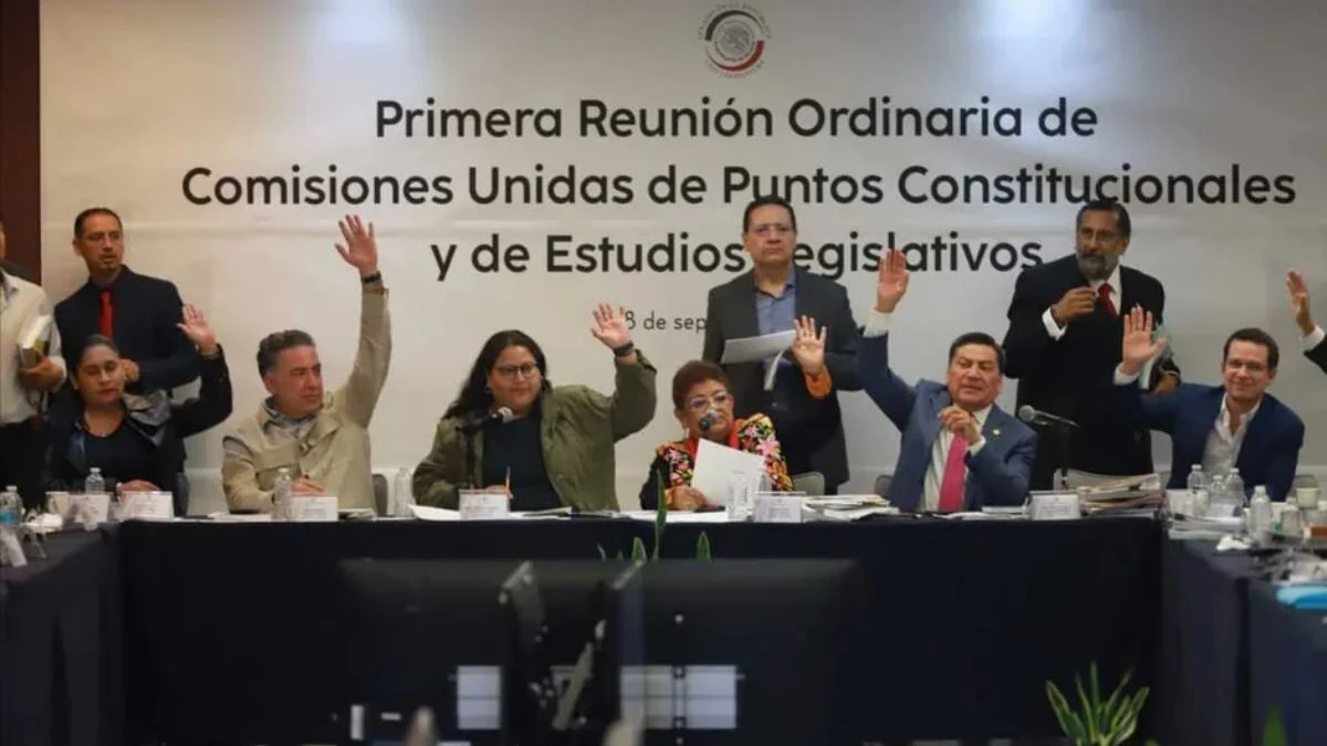 La reforma judicial avanza tras la aprobación de la minuta en comisiones en el Senado