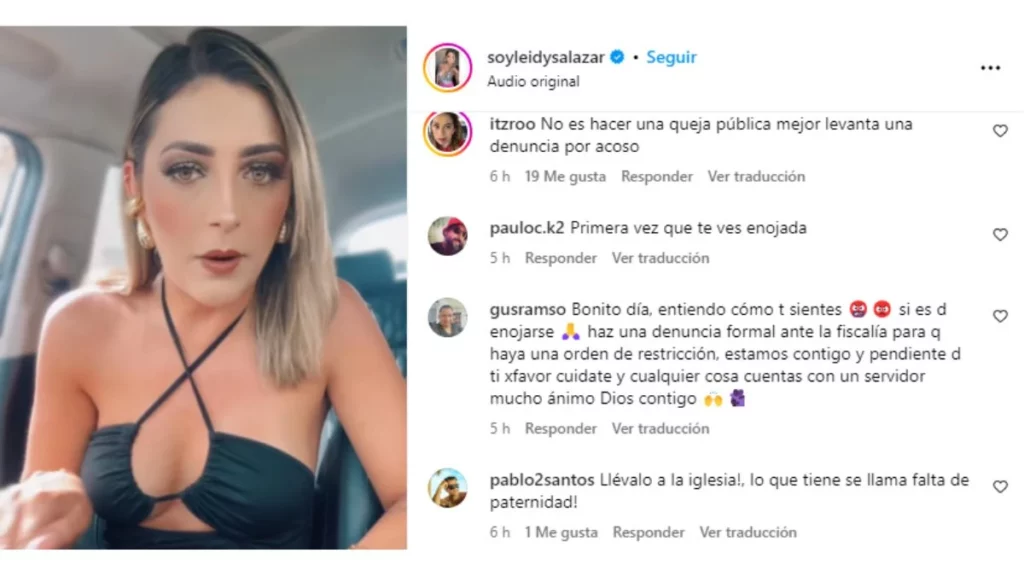 Leidy Salazar denuncio a su acosador, le exige que pare de molestarla