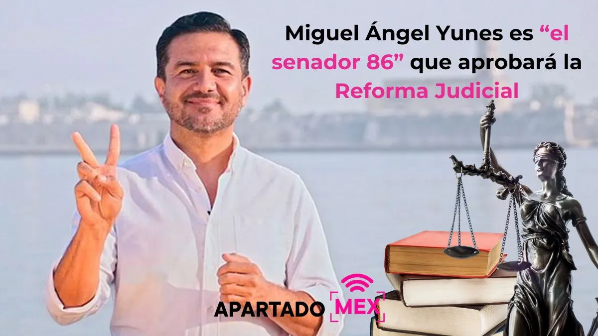 Miguel Ángel Yunes dejó al PAN, ahora es el senador 86 y gracias a él, se aprobará la Reforma Judicial