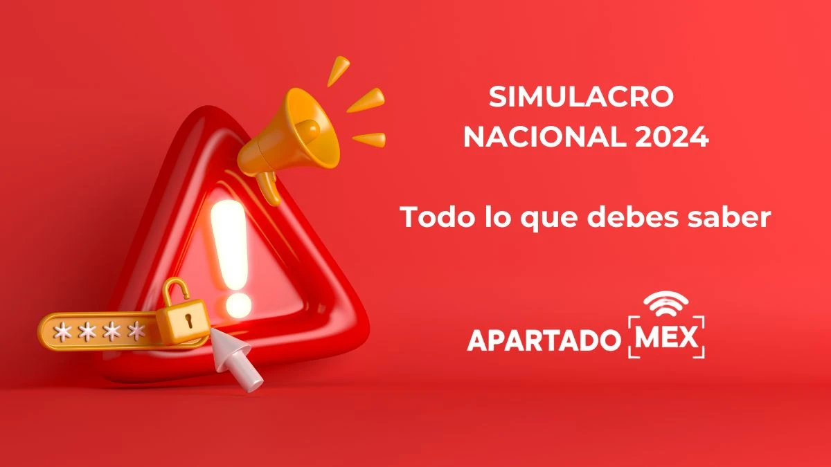 Simulacro Nacional 2024, todo lo que debes saber