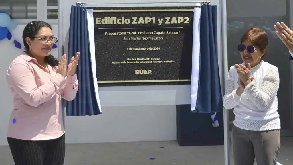 BUAP estrena nuevas áreas en la Preparatoria Emiliano Zapata 